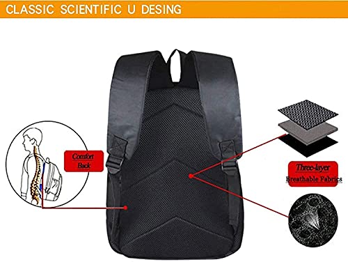 The Seven Deadly Sins - Mochila escolar, diseño de dibujos animados, duradera, resistente al agua, ajustable, mochila escolar, 7, 28 * 14 * 40 cm (16 Zoll),