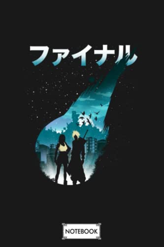 The Symbol Final Fantasy 7 Notebook: Lined College Ruled Paper,6x9 120 Pages,journal,matte Finish Cover,diary,planner