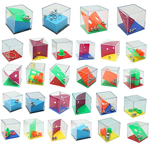 THE TWIDDLERS - Set de 28 Mini Juegos de Rompecabezas/ Puzzle Juegos con Diferentes Niveles /Juego Educativo para Desarrollar Habilidades Motrices