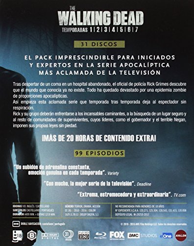The Walking Dead (1ª-7ª temporadas) [Blu-ray]
