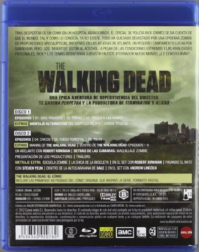 The Walking Dead (Primera Temporada Completa) [Blu-ray]