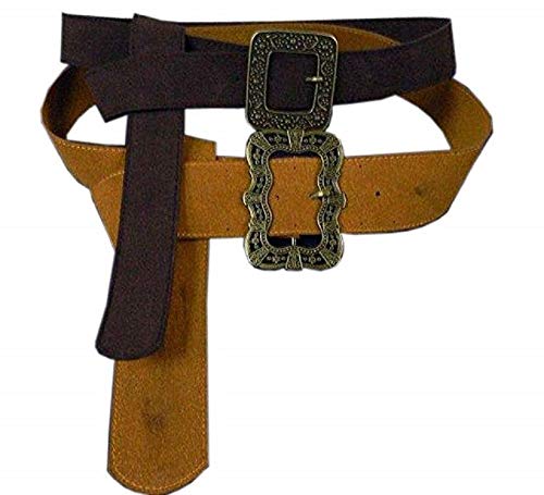 thecostumebase Jack Sparrow Sun + Flower + Baldric Sword Pirate Belt Juego de 3 cinturones de cintura Props (XL)