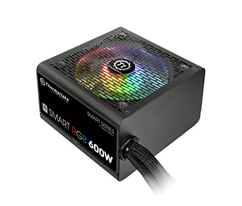 Thermaltake Smart RGB - Módulo de Fuente de 600 W, Color Negro