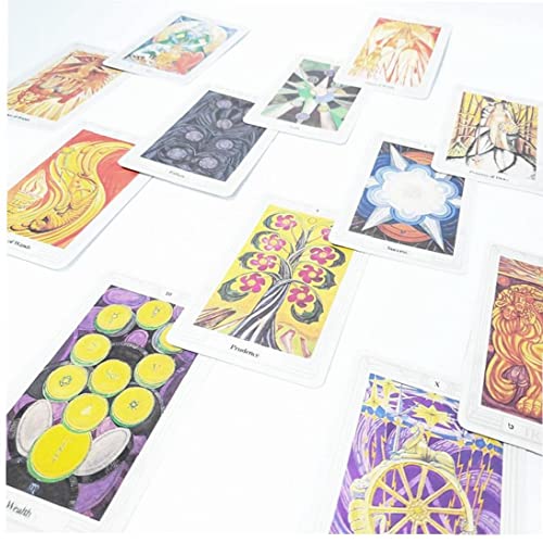 Thoth Tarot Tarjetas Fijadas Deck Board Decling Divination Game English Edition Witches 78 Tarjetas/Conjuntos