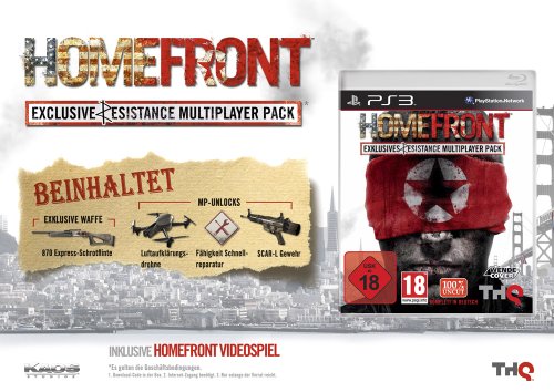 THQ Homefront - Juego (PlayStation 3, Tirador, RP (Clasificación pendiente))