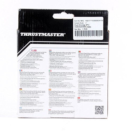 Thrustmaster Dual Analog 4 USB Gamepad für PC schwarz