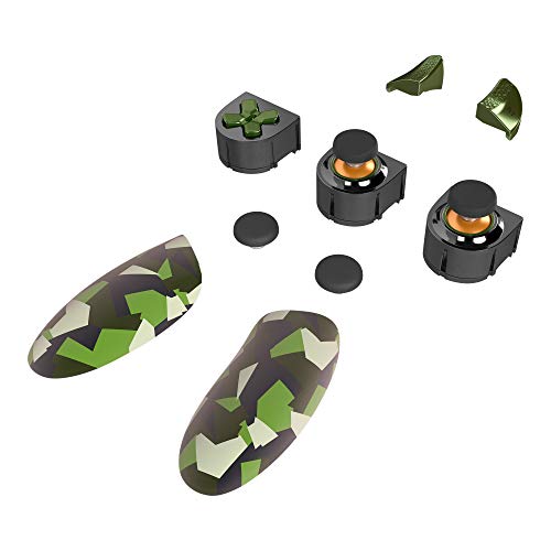 Thrustmaster ESWAP X GREEN COLOR PACK, Pack de 7 Módulos de Camuflaje Verdes, Siguiente Generación, Mini-sticks NXG, Intercambio en Caliente, Compatible con ESWAP X PRO CONTROLLER