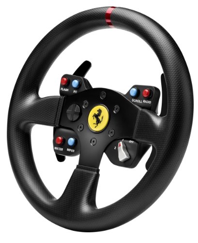Thrustmaster Ferrari GTE Wheel Add-on - Volante - Replica Ferrari 458 Challenge - Licencia Oficial Ferrari - para T300, TX 458, T500 y TS-PC Racer