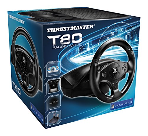 Thrustmaster T80 Racing Wheel (Volante PS4/PS3 - Licencia Oficial Playstation)