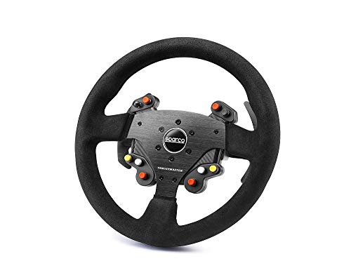 Thrustmaster TM Rally Wheel AddOn Sparco R383 Mod (Steering Wheel AddOn, 33cm, Suede, PS4 / PS3 / Xbox One / PC)