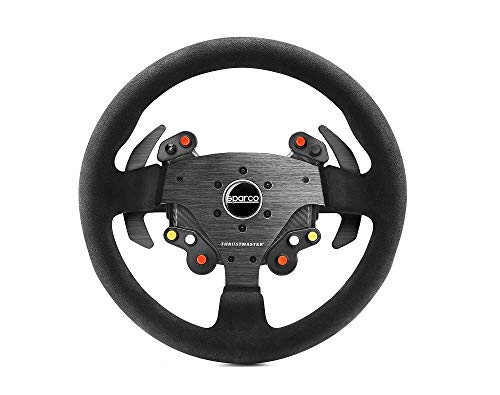 Thrustmaster TM Rally Wheel AddOn Sparco R383 Mod (Steering Wheel AddOn, 33cm, Suede, PS4 / PS3 / Xbox One / PC)