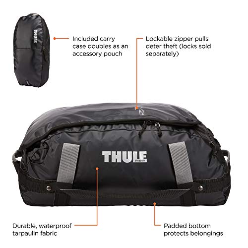 Thule Chasm Sport - Bolsa de Viaje (70 L), Color Negro