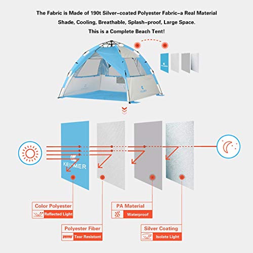 Tienda de Campaña Mochilero Carpa 2-Man Ligera Tienda Impermeable de la bóveda del Aire Libre Que acampa yendo de Tienda de campaña for la Escalada de Pesca de Supervivencia Festivales Jardín