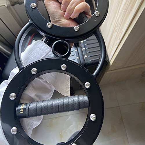 TIM-LI Spinner De Velocidad Multifuncional De 18 Libras, Entrenador De Muñeca De Entrenamiento De Agarre Ajustable De Resistencia para Entrenamiento De Ejercicios En El Hogar O En El Gimnasio,Plata