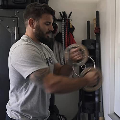 TIM-LI Spinner De Velocidad Multifuncional De 18 Libras, Entrenador De Muñeca De Entrenamiento De Agarre Ajustable De Resistencia para Entrenamiento De Ejercicios En El Hogar O En El Gimnasio,Plata