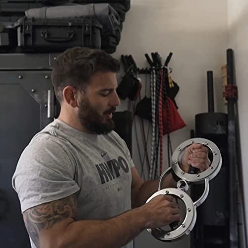 TIM-LI Spinner De Velocidad Multifuncional De 18 Libras, Entrenador De Muñeca De Entrenamiento De Agarre Ajustable De Resistencia para Entrenamiento De Ejercicios En El Hogar O En El Gimnasio,Plata