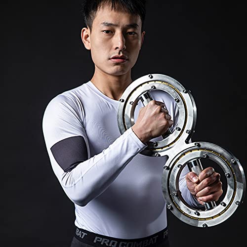 TIM-LI Spinner De Velocidad Multifuncional, Entrenamiento Muscular De Quemaduras Giratorias De 8 Palabras con Empuñaduras Giratorias De 360 Grados para Gimnasio En Casa