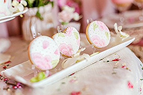 Tincogo 12 Pieza plástico Pantalla Soporte Caballete para Foto Marco Bowl Placa (3 Pulgadas)