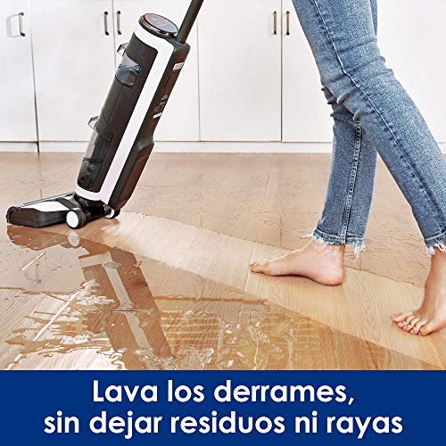 Tineco Floor One S3 Aspiradora Escoba Inteligente Sin Cables, Función en Seco y Húmedo, Tanque Doble, Autolimpieza, Pantalla LED, Control de Aplicación, Potente, Ligera, Silenciosa y Friegasuelos