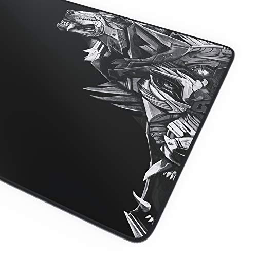 Titanwolf - Alfombrilla de Ratón de Gran Tamaño 1200x400mm – Mouse Pad Gaming XXL - para Precisión y Velocidad en Juegos - Antideslizante - Superficie de Tejido - para Teclado de PC y portátil