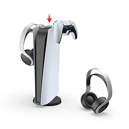 TLING [1 Piezas Soporte para Auriculares PS5/XBOX,Mando Stand,Cuelga Accesorios Juego on PS5/XBOX Consola,Accesorios para Headphone
