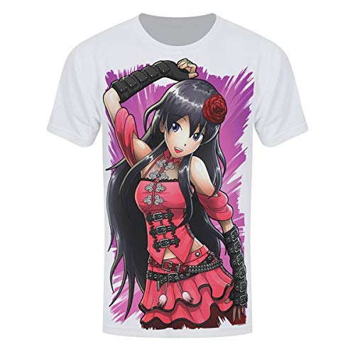 Tokyo Spirit - Camiseta Modelo Sakura para Hombre (XL) (Blanco)