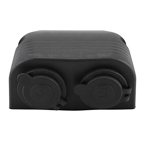 Toma de corriente de montaje en superficie, encendedor de automóvil de doble puerto Toma de encendedor de montaje en superficie 12V-24V Moto ZY