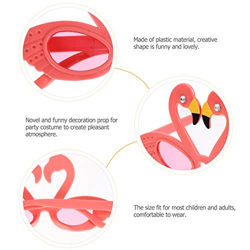 Tomaibaby 5 Piezas Hawaiano Tropical Gafas Luau Tropical para Fiesta Gafas Hawaianas con Temática Hawaiana Accesorios para Cabina de Fotos de Playa para Adultos (Color Mixto)