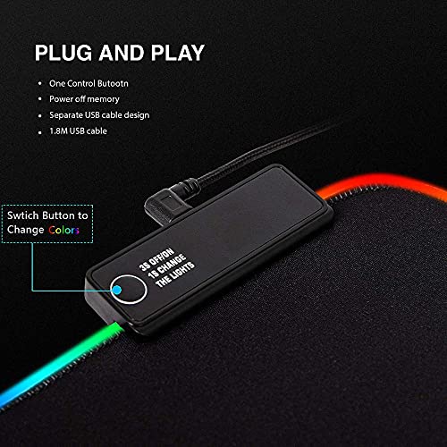 Tomb Raider Alfombrillas de ratón Anime RGB para Ordenador Alfombrilla para Juegos Velocidad de Retroiluminación Teclado LED Alfombra de 31,5 Pulgadas X 11,8 Pulgadas X0,16 Pulgadas