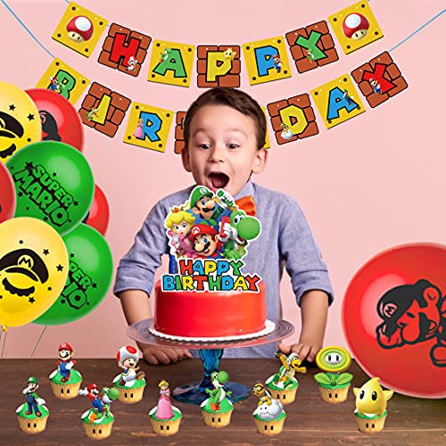 Decoraciones para Fiestas Tomicy Globos Cake Topper Decoraciones Torta para Niños Decoración de Fiesta de cumpleaños 