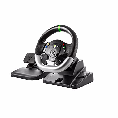 TONG Volante del Juego De Carreras, Simulador De Conducción De 270 °, Volante con Pedal Y Palanca De Engranajes, Adecuado para Xbox 360 / PS 3 / PC XInput & Dinput Modes/Switch/Android