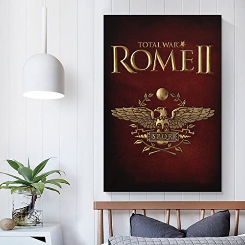 Total War ROME - Póster decorativo para pared, diseño de roma de 2 piezas, 60 x 90 cm