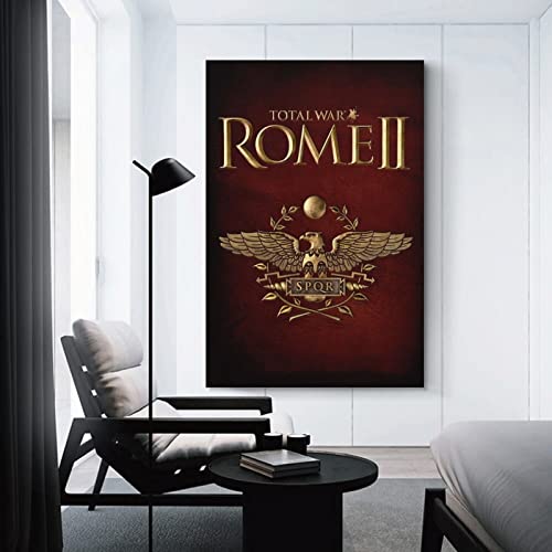 Total War ROME - Póster decorativo para pared, diseño de roma de 2 piezas, 60 x 90 cm