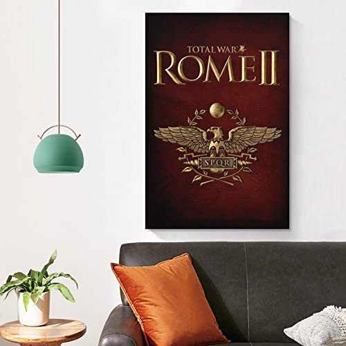Total War ROME - Póster decorativo para pared, diseño de roma de 2 piezas, 60 x 90 cm