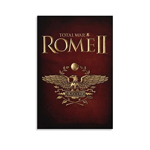 Total War ROME - Póster decorativo para pared, diseño de roma de 2 piezas, 60 x 90 cm