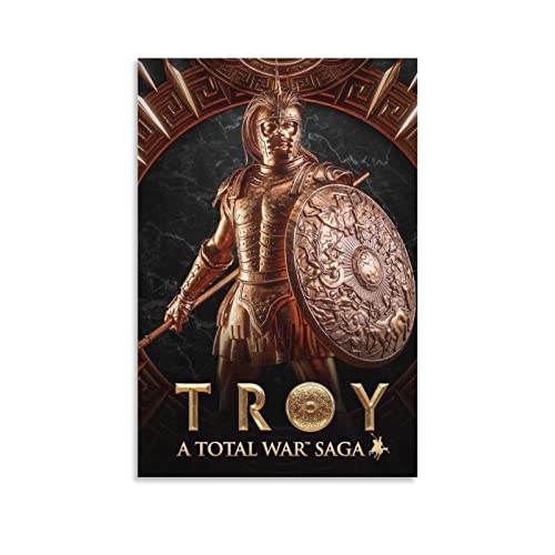 Total War Saga Troy - Póster decorativo para pared, diseño de la saga Troy, 30 x 45 cm