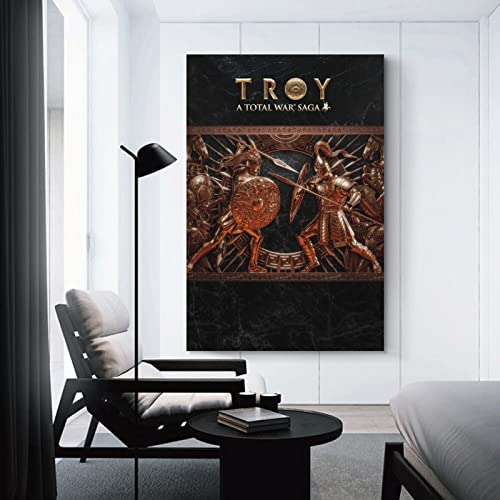 Total War Saga Troy - Póster decorativo para pared, diseño de Saga Troy, 24 x 36 pulgadas (60 x 90 cm)