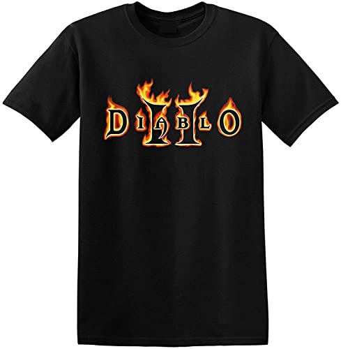 Touched Diablo 2 Shirt Action RPG Hack n Slash Video Game Black T-Shirt