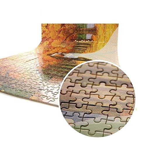 Toy Factory Puzzle, Sword Art Online 300/500/1000 Pieza for Juguetes for niños Regalo de cumpleaños Pegatinas Rompecabezas PFF Puzzle (Color : B, Size : 300PC)