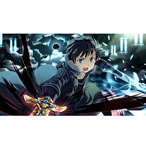 Toy Factory Puzzle, Sword Art Online 300/500/1000 Pieza for Juguetes for niños Regalo de cumpleaños Pegatinas Rompecabezas PFF Puzzle (Color : B, Size : 300PC)