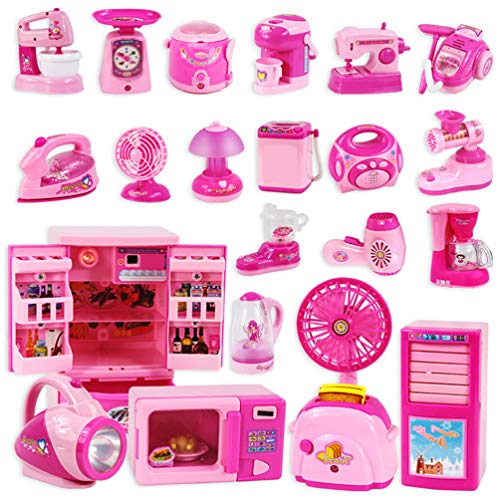TOYANDONA 1 Pc Juego de Roles Aspiradora de Simulación Ligero Mini Plástico Eléctrico Juguetes Educativos Electrodomésticos Muebles de Juguete para Niños