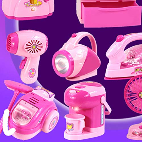 TOYANDONA 1 Pc Juego de Roles Aspiradora de Simulación Ligero Mini Plástico Eléctrico Juguetes Educativos Electrodomésticos Muebles de Juguete para Niños