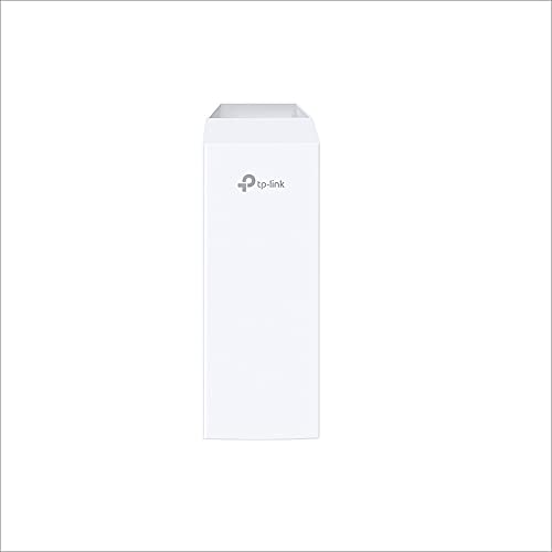 TP-Link CPE210 - CPE de Exterior de 9dBi en 2.4GHz a 300Mbps, 5km+ Punto a Punto Transmisión Inalámbrica, PoE de Suministro Eléctrico y PoE Adaptador Incluido