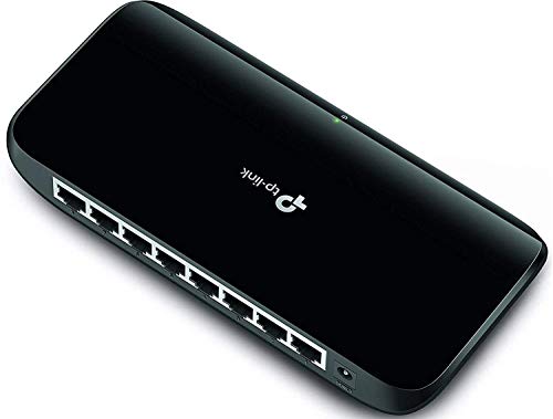 Tp-Link TL-SG1008D - Switch para equipos por satélite, color negro