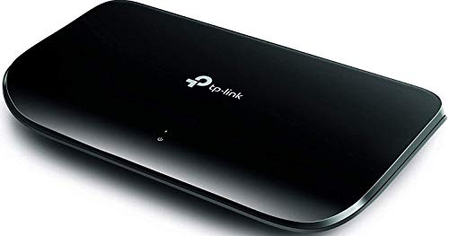 Tp-Link TL-SG1008D - Switch para equipos por satélite, color negro