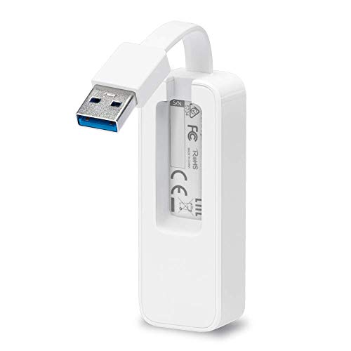 Tp-Link UE300 -Adaptador USB 3.0 A Gigabit Ethernet 10/100/1000, PC O Portátiles , Blanco