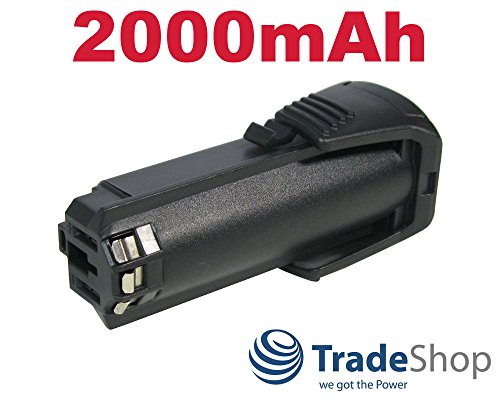 Trade-Shop Premium - Batería de ion de litio (3,6 V, 2000 mAh, sustituye a Bosch BAT504 2607336242 2607336241) para PS-10 SPS-10 SPS-10-2 GSR Mx2 Drive GSR PRODRIVE 36019-A-201010