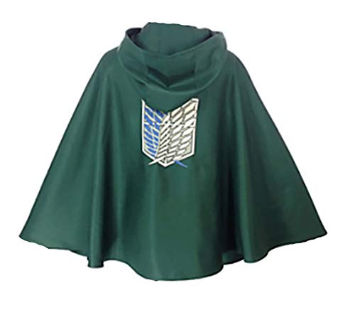 午後の紅茶 Traje de Cosplay de Anime Attack on Titan Aot Capa Tunica Chal Saco túnica