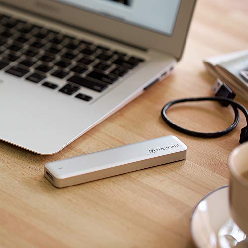 Transcend JetDrive 520 - Kit de Disco Duro sólido Interno SSD 240 GB + Carcasa USB 3.0 para MacBook Air SSD (Mid 2012)