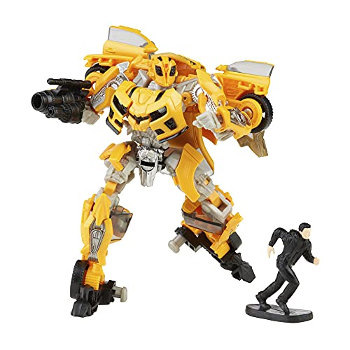 Transformers Studio Series 74 Deluxe Class The Rache Bumblebee & Sam Witwicky Figuritas a Partir de 8 años, 11 cm